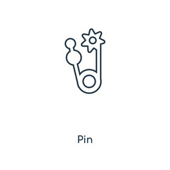 Poster - pin icon vector