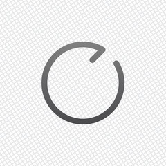 Poster - Simple arrow, update, reload, clockwise direction, forward. Navi