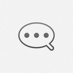 Poster - Simple text cloud. Linear, thin outline. On grid background