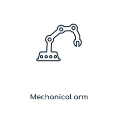 Poster - mechanical arm icon vector