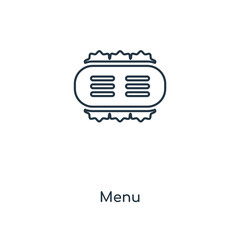 Poster - menu icon vector