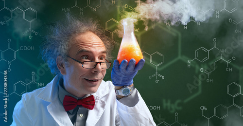crazy chemist with cure Tableau sur Toile