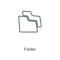 Poster - folder icon vector