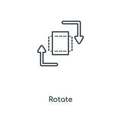 Poster - rotate icon vector