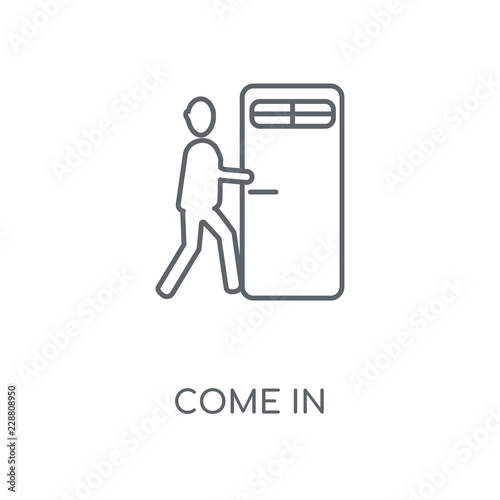 Fotografía  come in icon