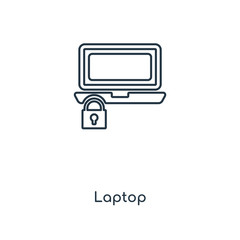 Poster - laptop icon vector