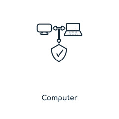 Poster - computer icon vector