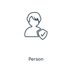 Poster - person icon vector