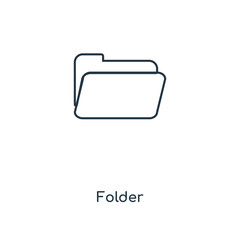 Poster - folder icon vector