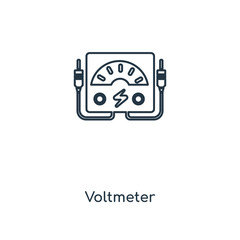 Poster - voltmeter icon vector