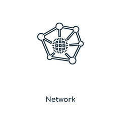 Poster - network icon vector