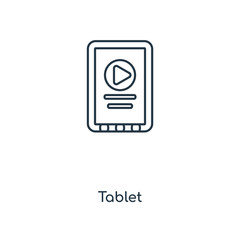 Poster - tablet icon vector