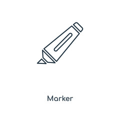 Poster - marker icon vector