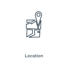 Poster - location icon vector