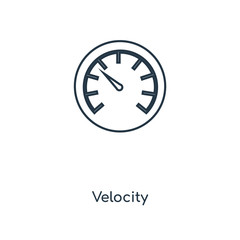 Poster - velocity icon vector
