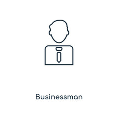 Poster - businessman icon vector