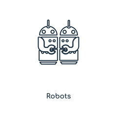 Poster - robots icon vector icon vector