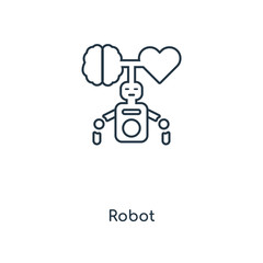 Poster - robot icon vector icon vector