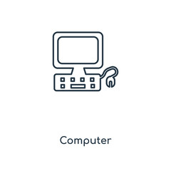 Wall Mural - computer icon vector