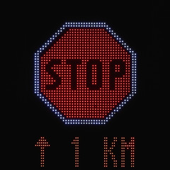 Stop Led Sign