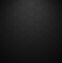 Poster - Vector geometric texture with lighting. Dark modern background.