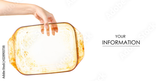 glass dish sponge
