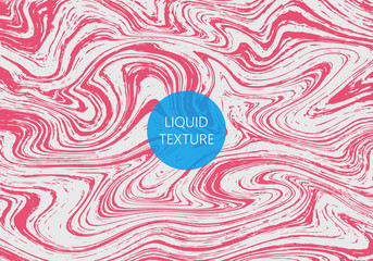 Poster - Vector abstract liquid texture. Grunge wavy background.
