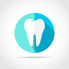 Poster - Tooth icon. Vector illustration.