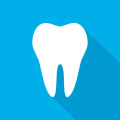 Poster - Tooth icon. Vector illustration.