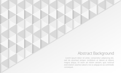 Wall Mural - abstract geometric pattern. triangular texture with space for text. triangle background. template fo