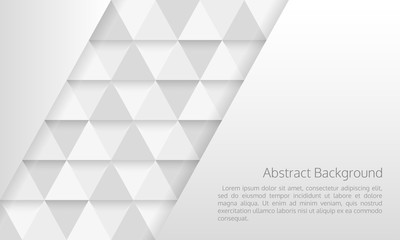 Canvas Print - abstract geometric pattern. triangular texture with space for text. triangle background. template fo