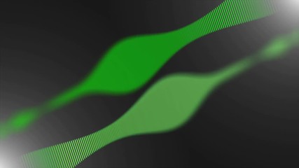 Poster - Dynamic audio waveform, equalizer, 3d rendering computer generated background