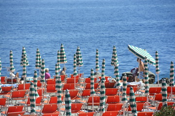 Wall Mural - Beach Umbrellas