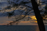 Fototapeta Na ścianę - Sunset over the Andaman Sea, taken from the Thai Island of Phuket