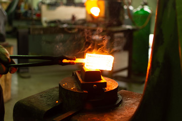 Blacksmith at work