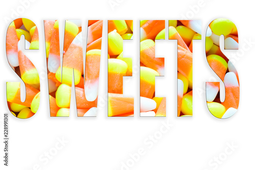 Halloween Candy Letters Sweet Treats Candy Corn Buy This Stock Photo And Explore Similar Images At Adobe Stock Adobe Stock
