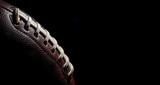 American football Sport on black background