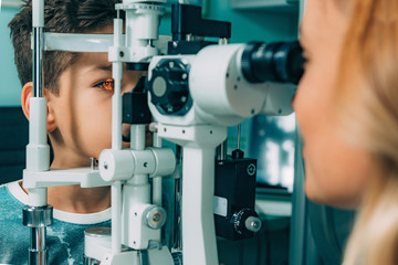 Ophthalmology. Slit lamp exam