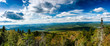 Panoramic view of New Hampshire at Mount Sunapee