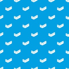 Poster - Reception table pattern vector seamless blue repeat for any use
