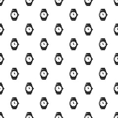 Poster - Wristwatch pattern vector seamless repeating for any web design