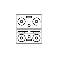 Poster - dumbbell icon. Element of gym icon for mobile concept and web apps. Thin line dumbbell icon can be used for web and mobile