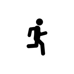 Wall Mural - jog, run icon. Element of walking and running people icon for mobile concept and web apps. Detailed jog, run icon can be used for web and mobile