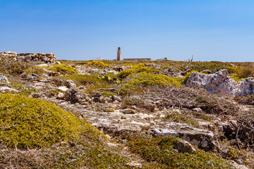 The lighthouse of Cape Sainte Marie, Madagascar