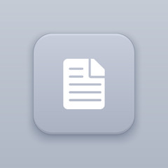Poster - Document, file button, best vector