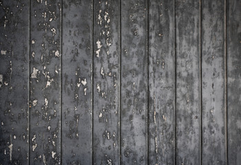 Wall Mural - Dark Old Vintage Wooden Planks Weathered Grunge Background