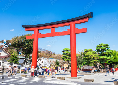 鎌倉 鶴岡八幡宮 三の鳥居 Stock 写真 Adobe Stock