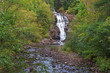 Waterfall on the Petite Rivière Bostonnais near La Tuque in Quebec, Canada