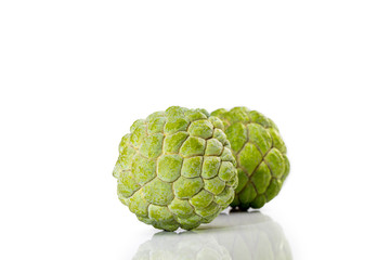 Wall Mural - Custard apple isolated on white background 