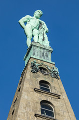 Wall Mural - Hercules monument at Kassel closeup